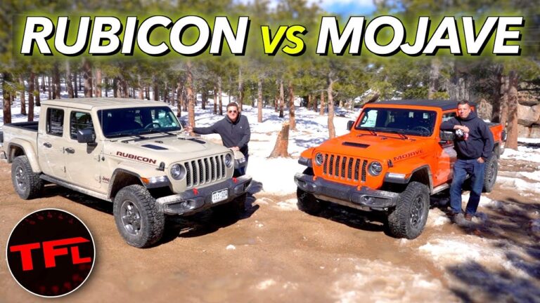 Jeep Gladiator Mojave Vs Rubicon: The Ultimate Off-Road Showdown!