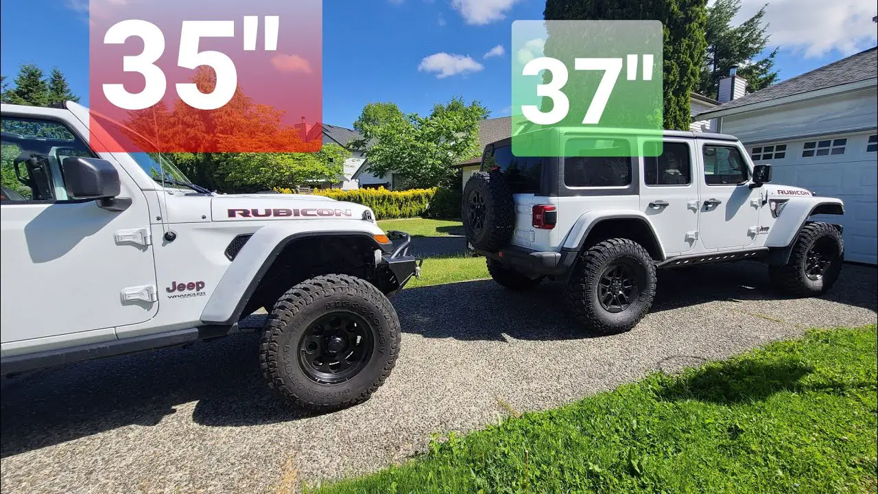 35 Vs 37 Inch Tires Jeep : Unlock the True Power