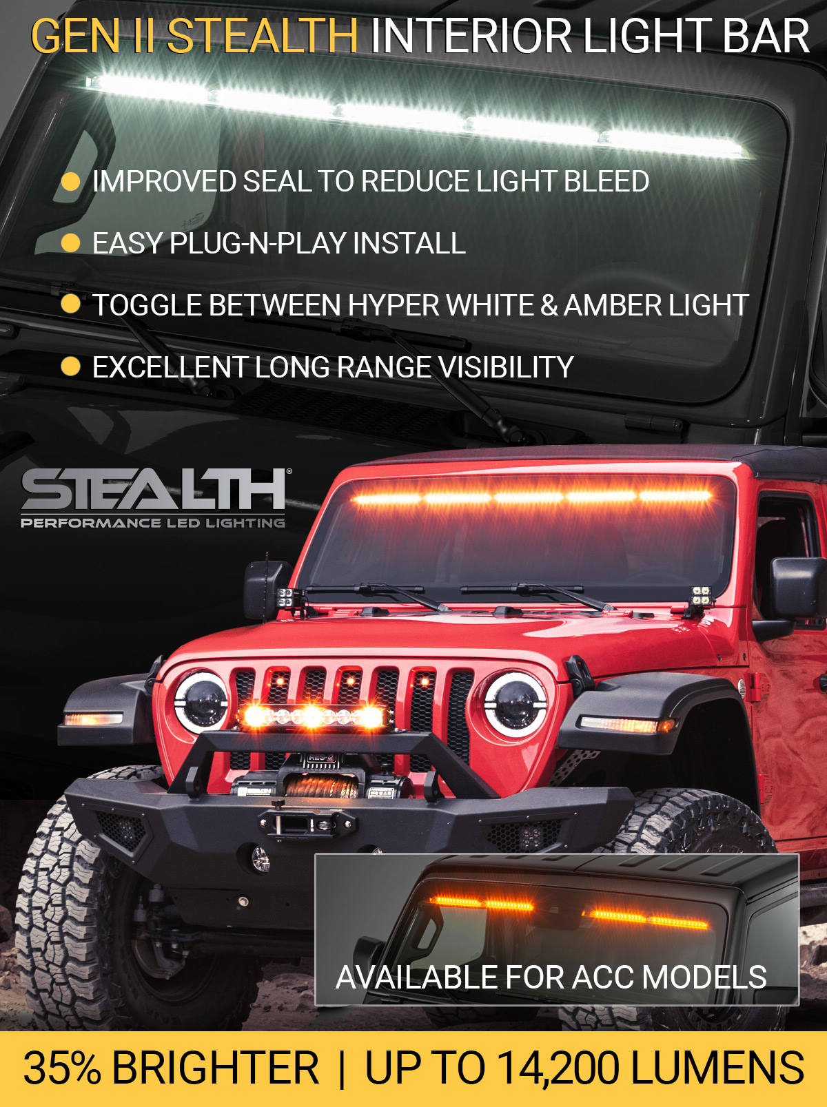 Light Bar on a Jeep