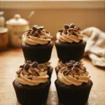 Delicious Chocolate Coffee Cream Cupcakes with rich frosting and coffee essence