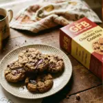 Gluten free chocolate chip cookies fresh out of the oven